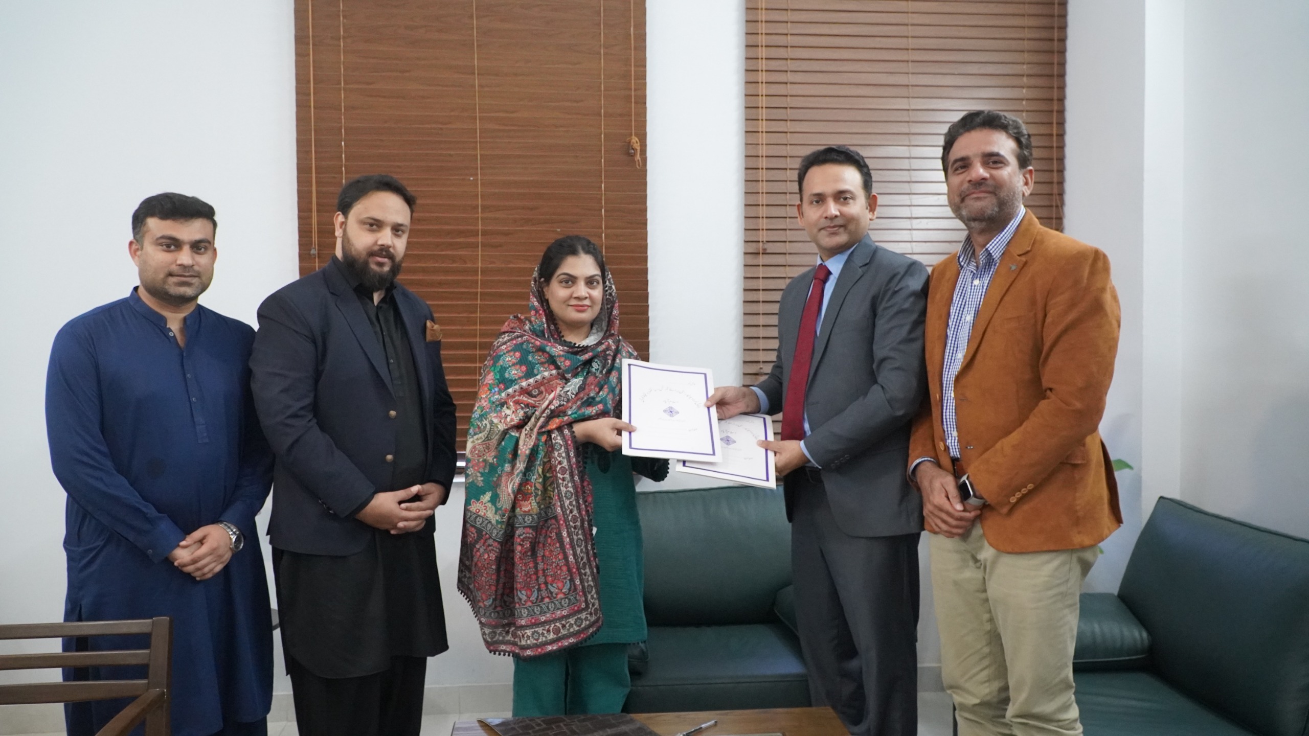  MoU signing with Federal Urdu University of Arts, Science and Technology (FUUAST), Islamabad. 