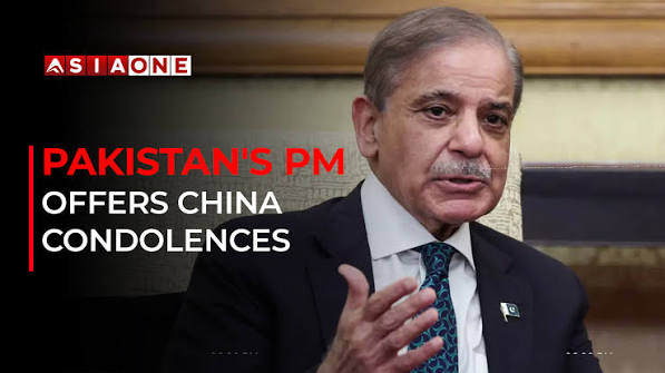 Pakistan Prime Minister Shahbaz Sharif expresses deep grief over the loss of lives and property caused by devastating storms, tornadoes, and landslides in China’s Guangxi,Hubei, and Gansu provinces, extending heartfelt condolences to President Xi Jinping.