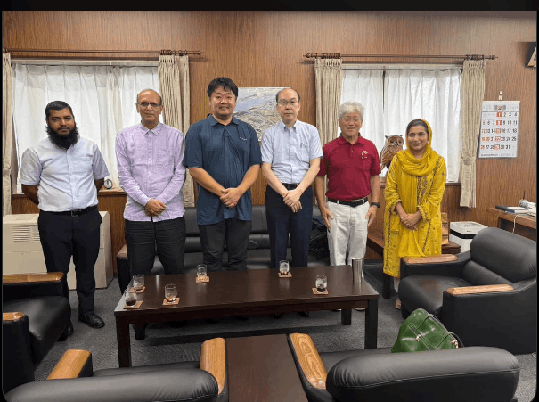 Trade and Investment Counsellor of the Pakistan Embassy in Japan visits Miyazaki City Central Wholesale Market to promote Pakistani mangoes and meet industry leaders.