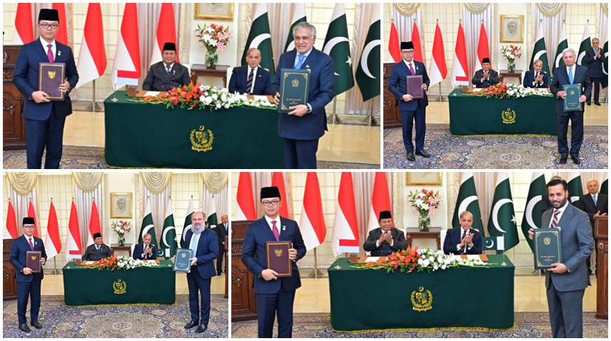Pakistan, Indonesia sign seven MoUs, agreements