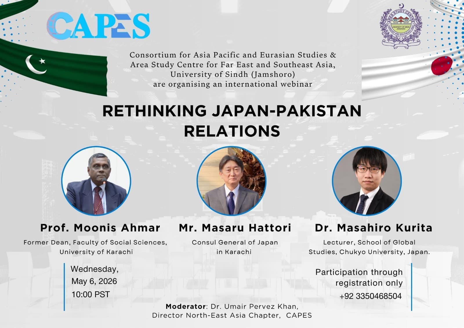 Rethinking Japan-Pakistan Relations: Past, Present and Future. 
