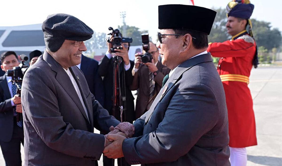 Pakistan, Indonesia set to discuss defense, investments as President Prabowo arrives in Islamabad