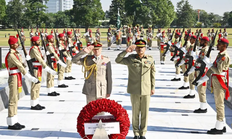 British army chief meets COAS Munir; both discuss enhancing bilateral defence cooperation