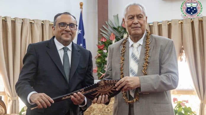 Presentation of the Islamic Republic of Pakistan’s High Commissioner’s Credentials to the Independent State of Samoa