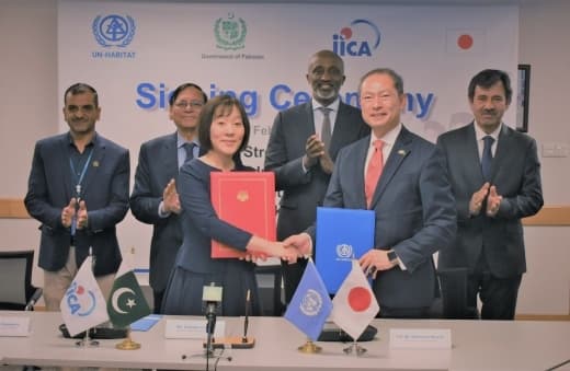 Government of Japan, UN-Habitat and JICA Sign Agreement to Strengthen Disaster Resilience of Schools in Khyber Pakhtunkhwa