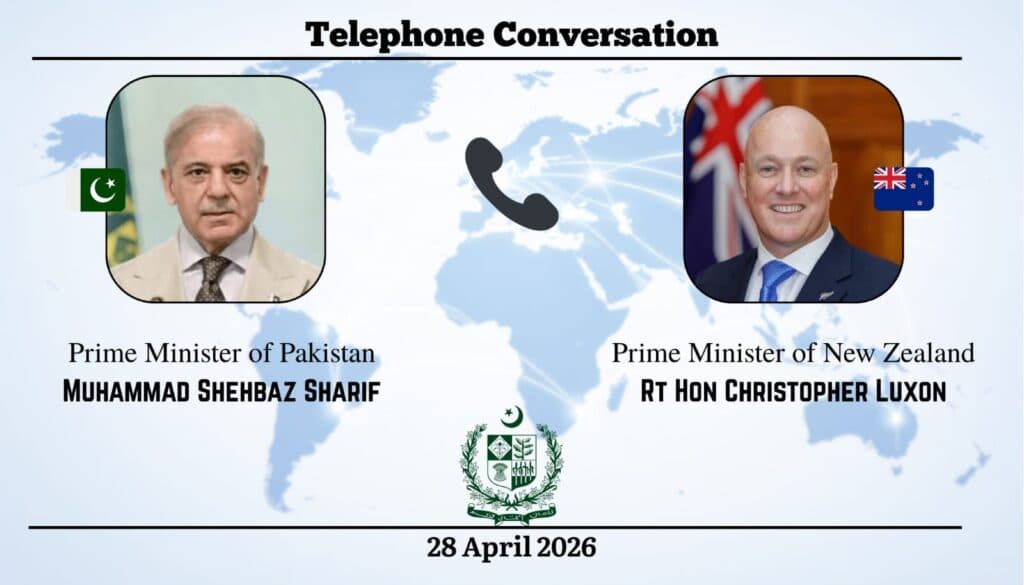 Pakistan’s High Commissioner to New Zealand met with the Speaker of the New Zealand Parliament to discuss Pakistan's role in global peace efforts.