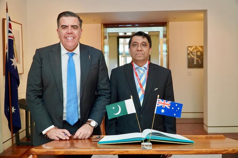 Australian MP Milton Dick welcomed Pakistan’s High Commissioner, H.E. Mr. Irfan Shaukat, highlighting the strong links provided by the 100,000-strong Pakistani community in Australia.