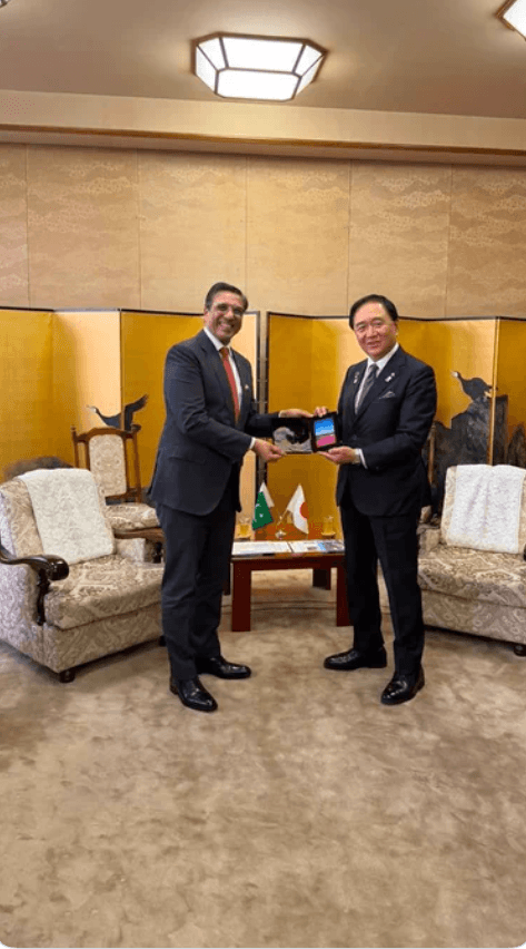Pakistan’s Ambassador to Japan met with the Governor of Kanagawa Prefecture to explore practical avenues for strengthening bilateral cooperation in healthcare, digital transformation, and SME linkages.