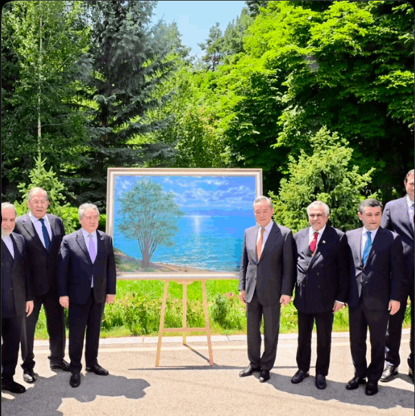 Deputy Prime Minister and Foreign Minister Senator Mohammad Ishaq Dar participated in a Joint Painting Ceremony with SCO Member States in Kyrgyzstan to symbolise shared aspirations for regional peace and prosperity.