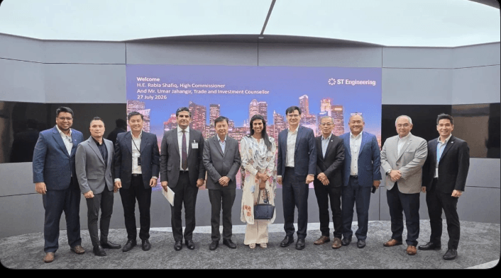 Pakistan’s High Commissioner to Singapore, Rabia Shafiq, visited ST Engineering to discuss collaboration in advanced technology and engineering sectors.
