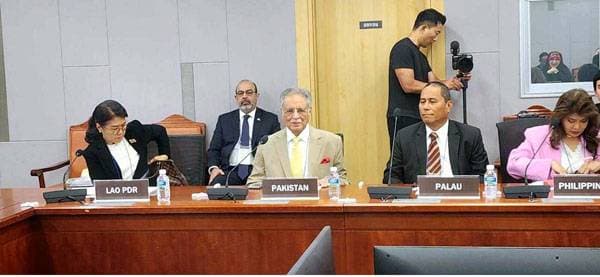 Pakistan delegation represents country at APPCED moot in Seoul, led by Senator Pervaiz Rashid.